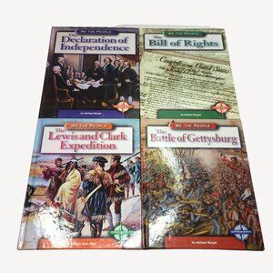 Compass Point Books Set 4 We The People American History Kids Burgan Quiri Hard